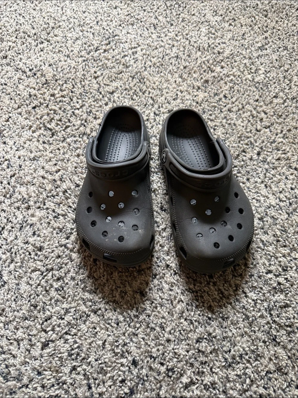 CROCS Kids Black Classic Clog Sandals